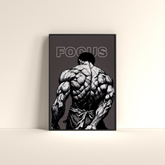 Baki – Focus and Strength Poster